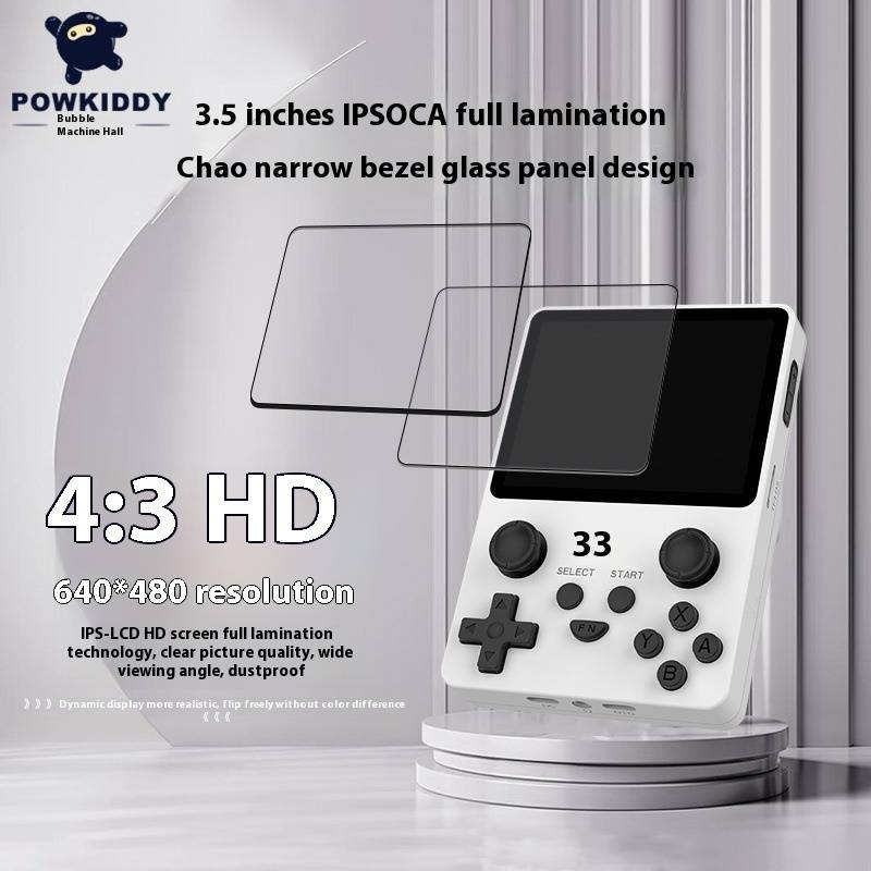 POWKIDDY RGB20S Retro Handheld Game Console With Open Source OS, HD Mini GBA, Joystick, Multiplayer Arcade Games, Multiple Color Options_voghion.com