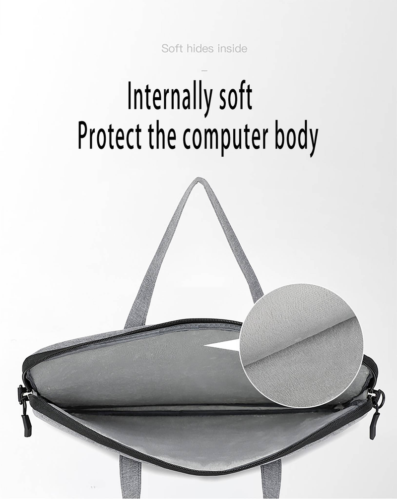 14-inch Portable Laptop Bag For Both Men And Women, Waterproof Conference Briefcase_voghion.com