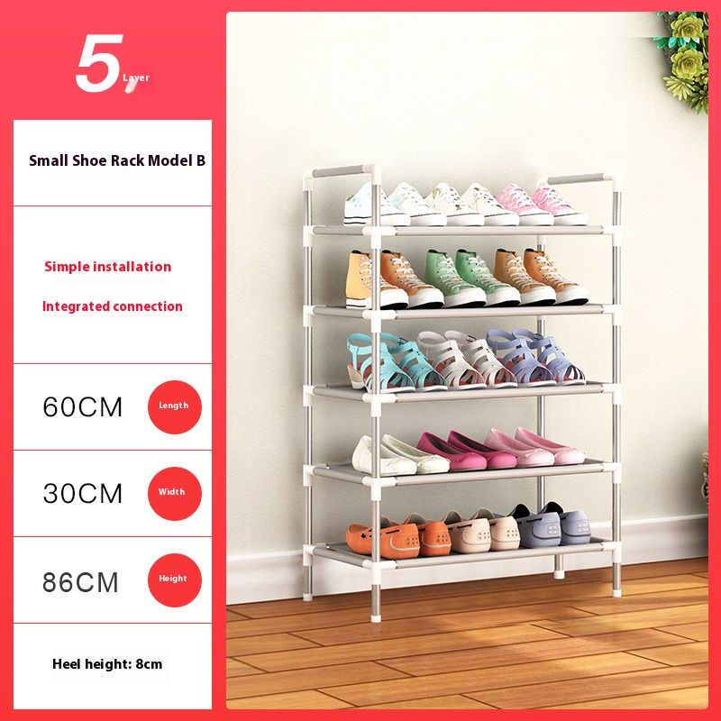 Zapatero modular de metal: organizador apilable de 2 a 7 niveles (ahorra espacio, estructura resistente, varios colores)_voghion.com