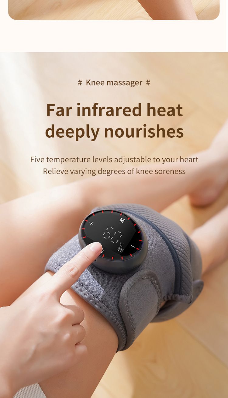 Cuscinetti riscaldanti elettrici, massaggiatori autoriscaldanti, gambe calde e fredde, articolazioni del ginocchio, impacchi caldi, moxibustione, massaggio vibrante_voghion.com