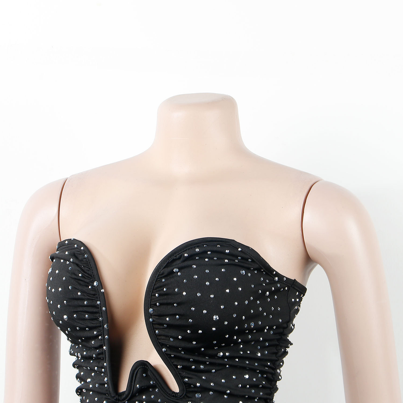 Women's sexy slim-fit girth dress nightclub dress_voghion.com