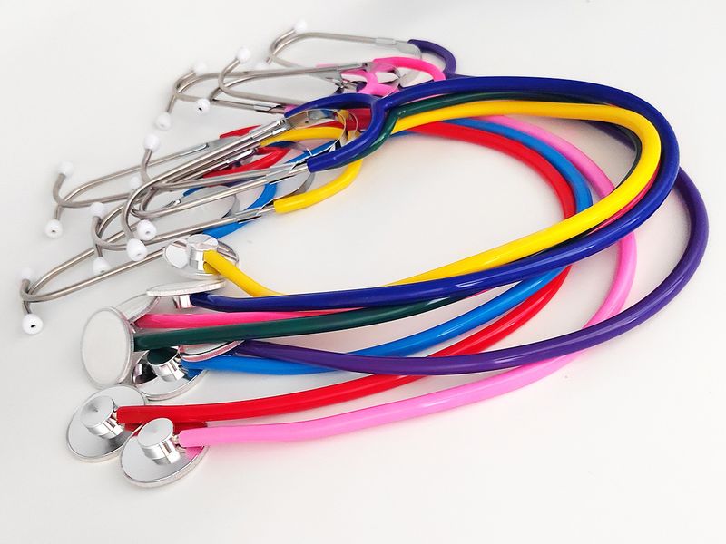 Aluminum Toy Stethoscopes In Multiple Colors To Play Doctor Stethoscopes_voghion.com