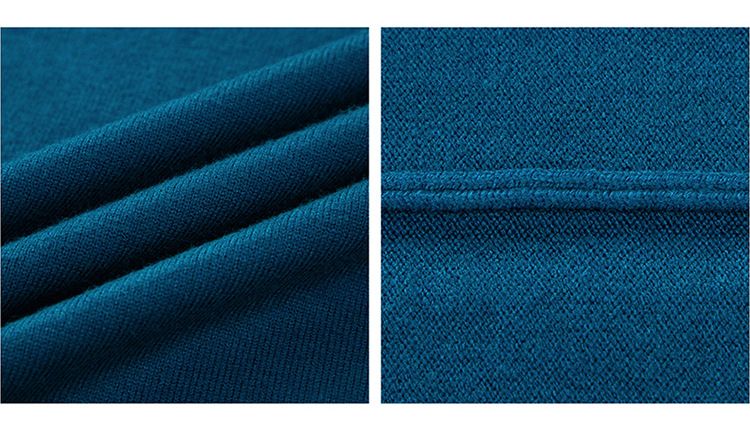 Maglione semi-dolcevita da uomo – Pullover invernale in maglia slim fit (48% viscosa/52% acrilico, 12 colori resistenti alla luce, orlo a coste, versatilità dall'ufficio al bar)_voghion.com