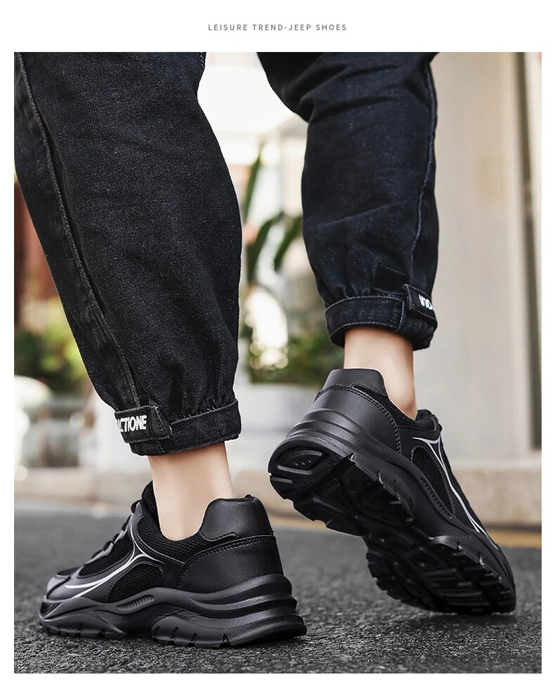 Men 2024 New Casual Shoes Male Black Outdoor Shoe Size 46 Breathable Sports Basket Sneakers Fashion Lightweight Walking_voghion.com