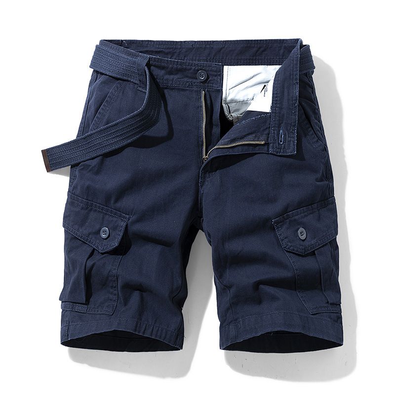 Pantaloncini da lavoro casual oversize da uomo, nuovi, estivi, multitasche, larghi, di media lunghezza_voghion.com