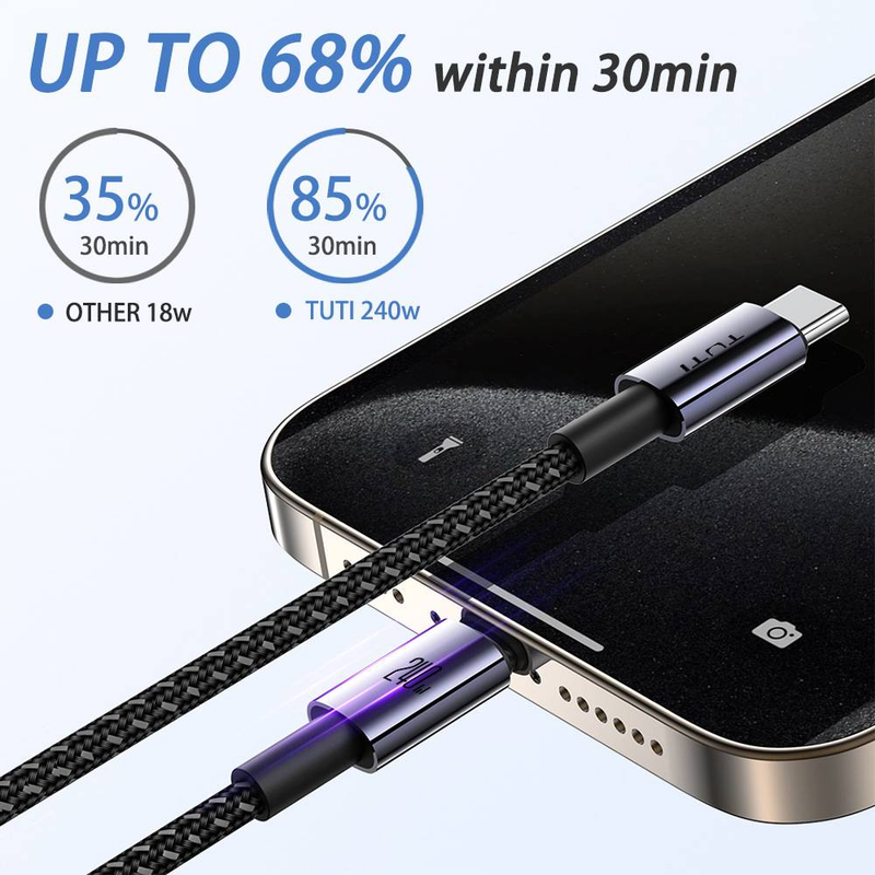 Fast-Charging USB-C Data Cable For IPhone 15 & IPhone 16_voghion.com