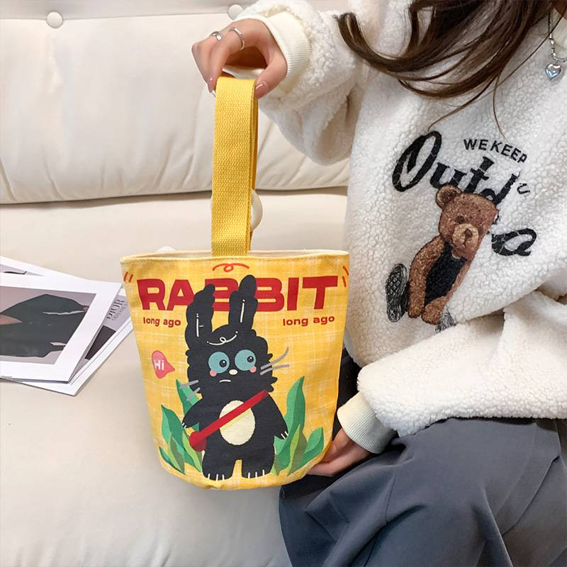 2025 Nuevo bolso de cubo de gran capacidad, bolso de viaje, bolso de lona, bolso de tela simple, bolso, bolso_voghion.com