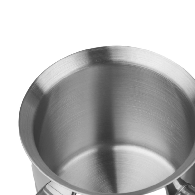Kaffeekanne Milchschaumkrug mit langem Griff Herd Maker Mini Kupfer Teekessel für Top Edelstahl_voghion.com