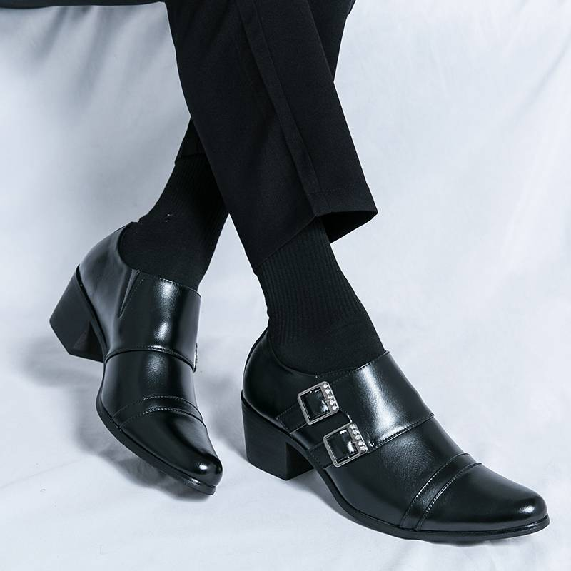 Herren Lederschuhe Größe Spitz Leder Freizeitschuhe Schuhe Mode Business Herren Hochzeit Zehe Bequeme Server Schuhe_voghion.com