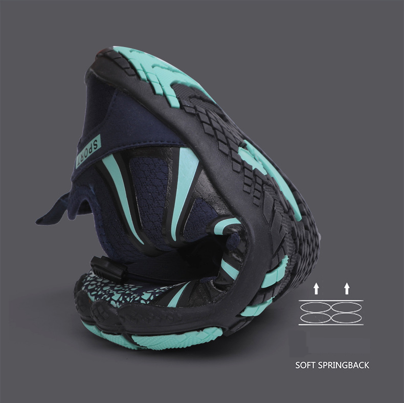 Scarpe da acqua unisex ad asciugatura rapida per trail running ed escursionismo - Suola in gomma antiscivolo con tomaia in mesh traspirante | Intersuola in EVA leggera_voghion.com
