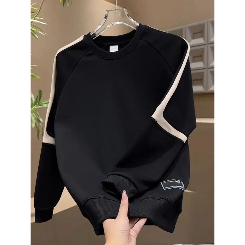 Herren-Vintage-Kapuzenpullover – Weiches, lässiges Langarm-Sweatshirt aus Baumwollmischung für Herbst und Winter (Schwarz, Grau, Beige)_voghion.com