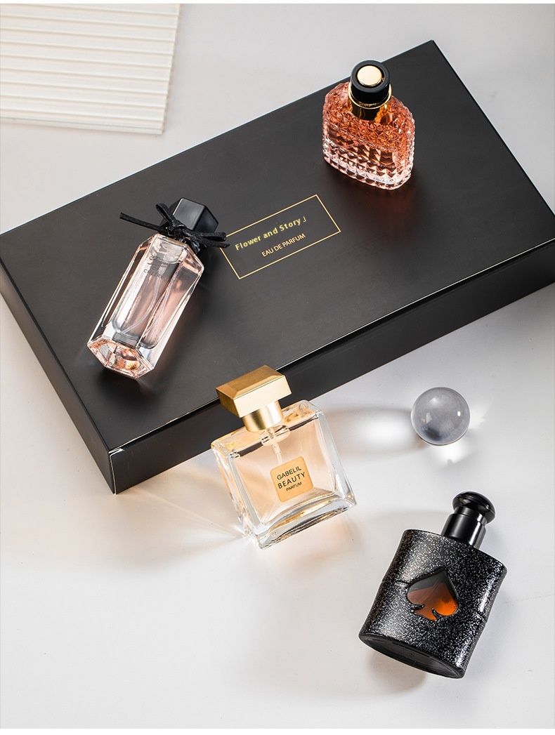 New Flower Tale Of Black Crow Four Piece Women's Set Gift Box Fresh And Lasting Fragrance Popular Perfume_voghion.com