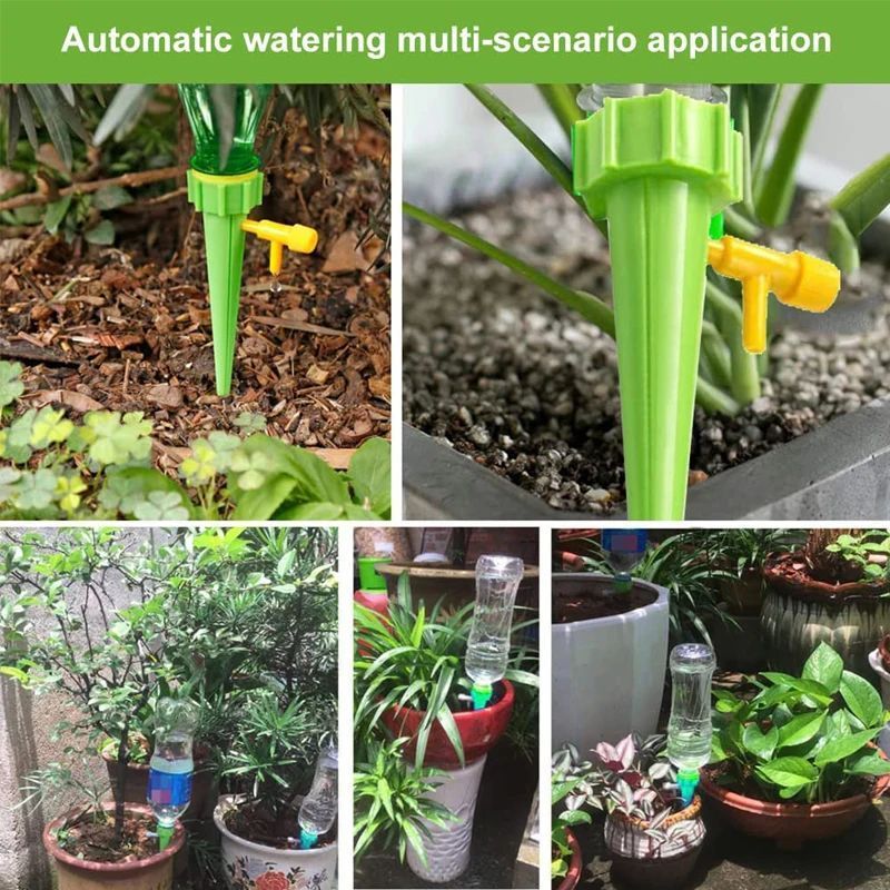 Automatic Drip Irrigation System Self Watering Spike For Flower Plants Greenhouse Garden Adjustable Auto Water Dripper Device_voghion.com