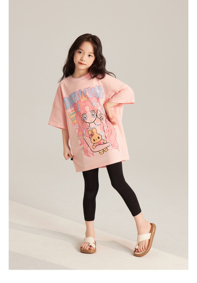 Kids Clothing Stylish Outer Wear Elastic Yoga Pants Thin Tights_voghion.com