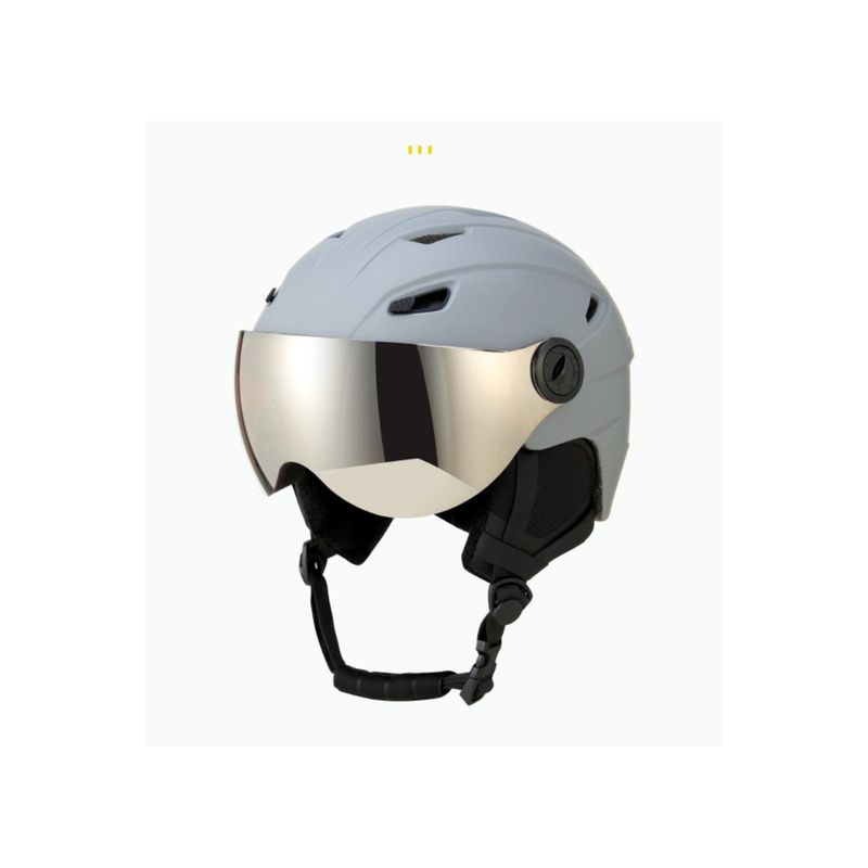 New Integrated With Ski Goggles Warm Snow Adult Outdoor Sports Safety Helmet_voghion.com