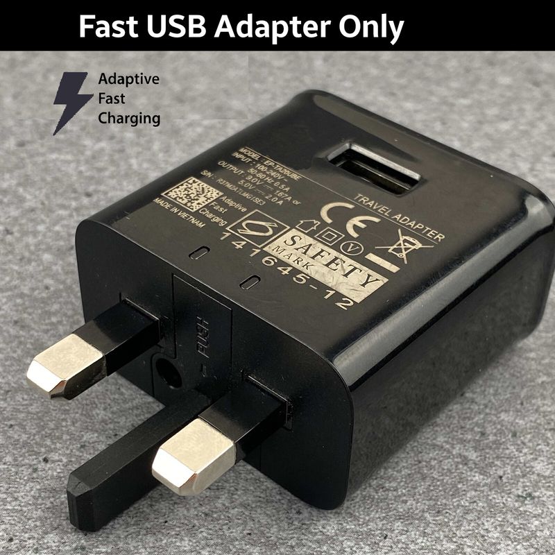 Adaptive Fast Charging USB 2.0 Walls Charger Plug For All Samsung Galaxy Phones_voghion.com