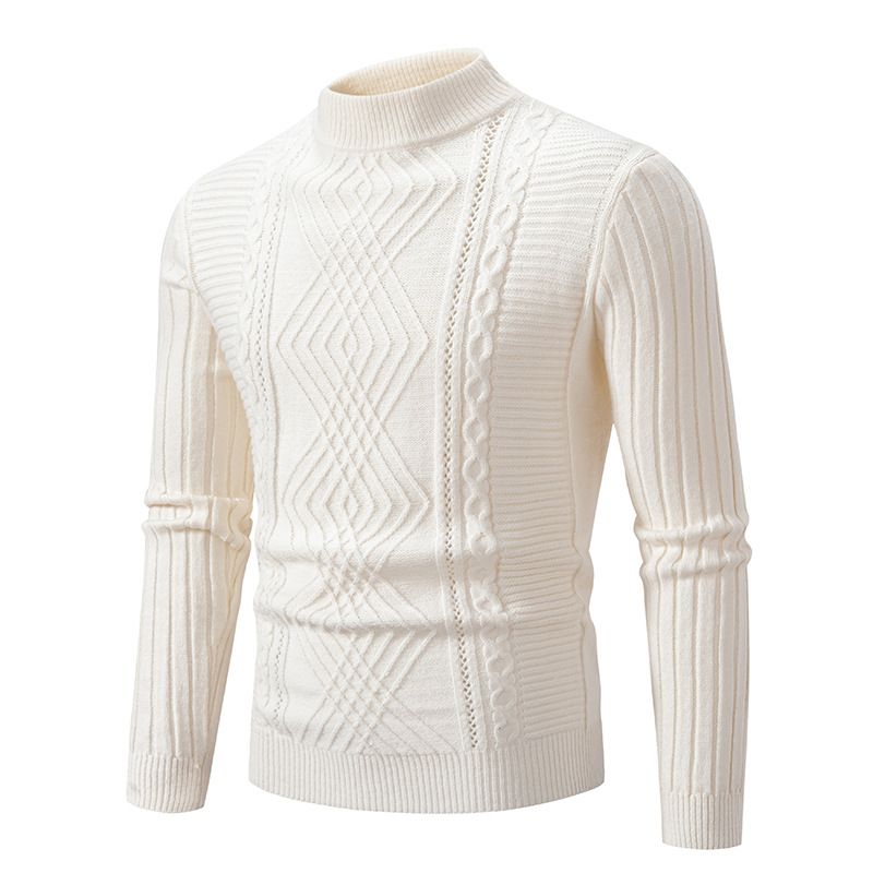 Herrenbekleidung Winter Neue Mode Strickpullover Lässiger koreanischer Herrenpullover_voghion.com