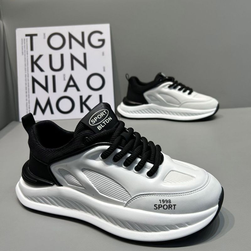 Bequem und trendig mit weichbesohlten Sport- und Freizeitschuhen für Herren mit dicken Sohlen zur Erhöhung der Laufhöhe von Dad-Schuhen für Herren_voghion.com