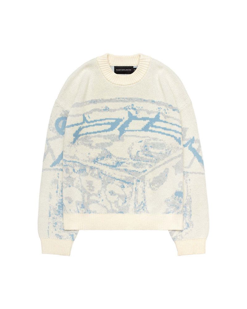 Pull imprimé pour femme, vêtement décontracté à col rond_voghion.com