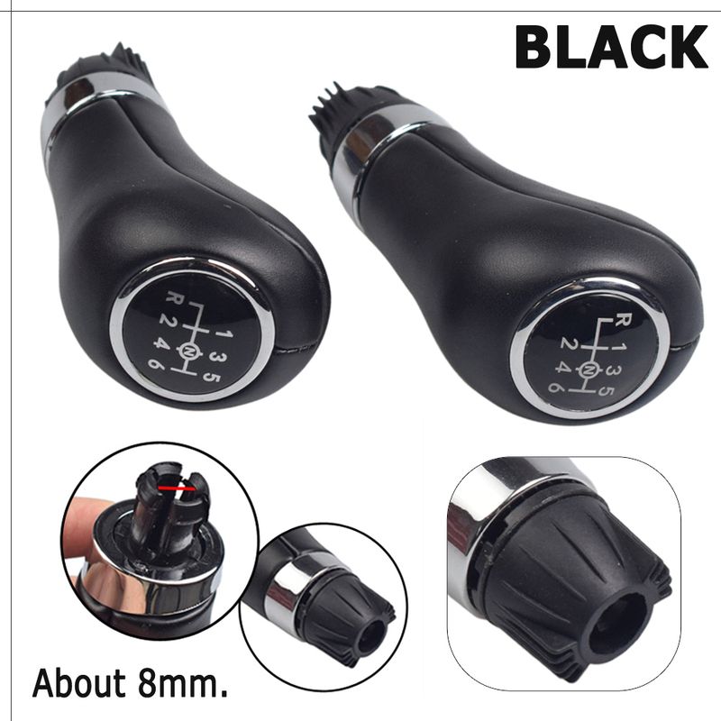 6-växlad MT-växelspaksknopp för Benz W203 S203 CL203 W209 W204 C300 C250 W207 A207 W212 Växelspaksspak Stickpennarm_voghion.com