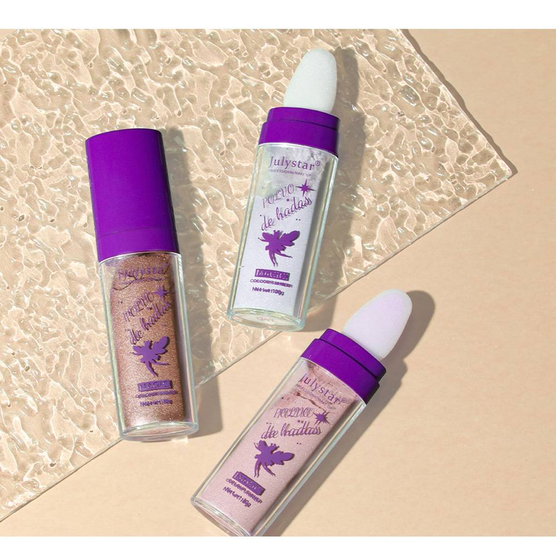 Fairy Highlighter Pat Powder Brightening - Polvo iluminador para todo el cuerpo, maquillaje tridimensional natural para contornear Nuevo producto_voghion.com