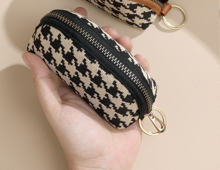 Borsa portachiavi per auto in tela piccola per uomo e donna, universale, grande capacità, semplice, coreana, carina, mini, per la casa_voghion.com