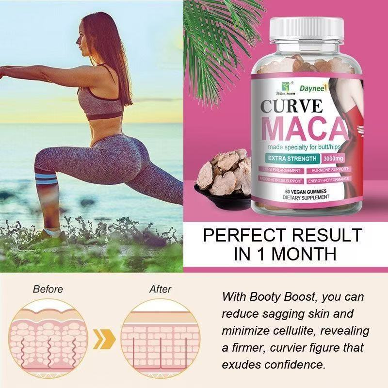 Supliment organic de Maca Gummies de Maca pentru șolduri și fundături_voghion.com