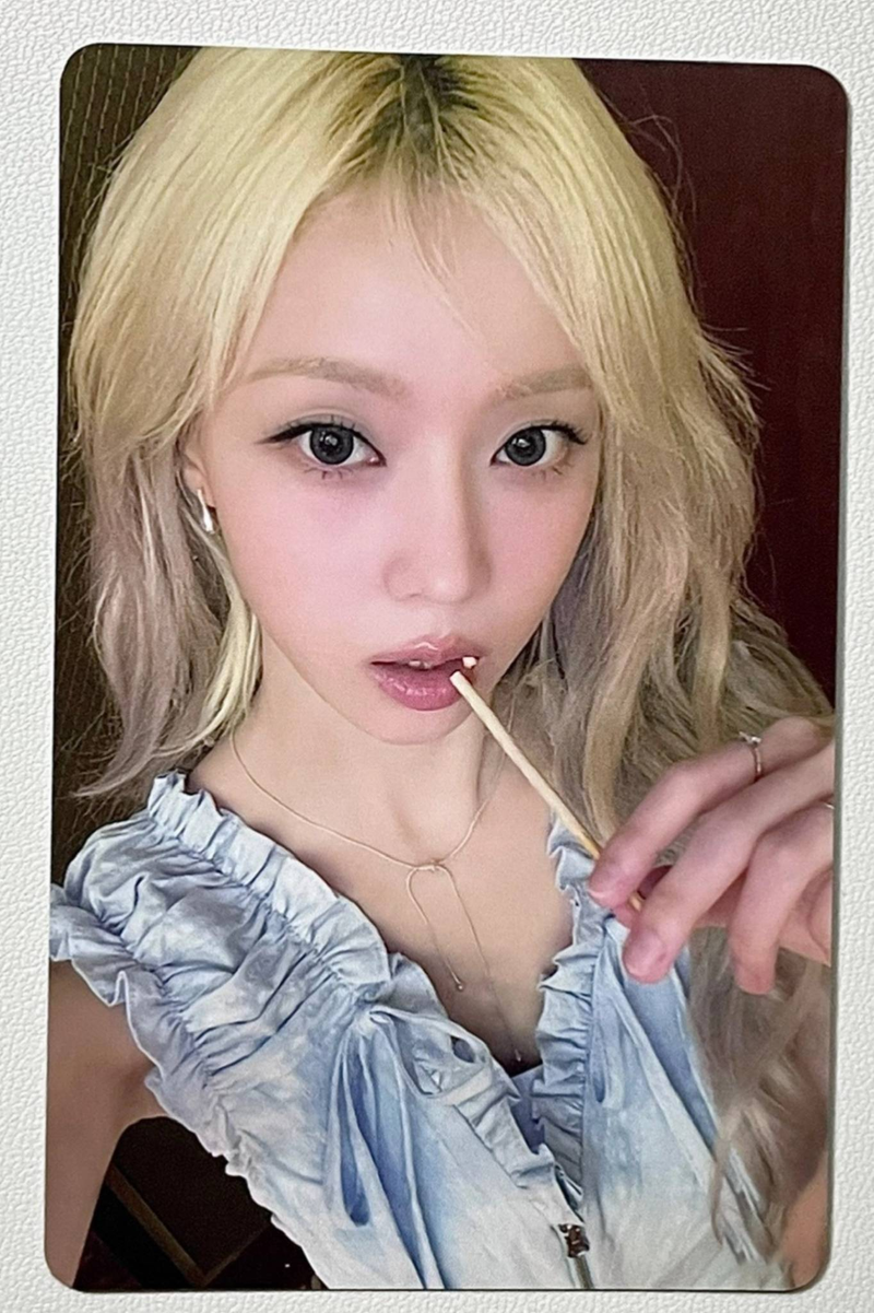 Carte photo officielle Aespa Whiplash China Exclusive KMStation 3RD Winter Kpop Idol_voghion.com