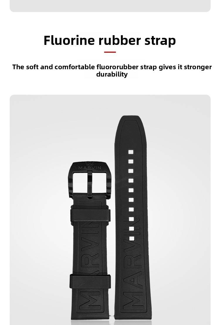 Swiss Marvin Origin Serie: Stilvolle automatische Herrenuhr mit schwarzem Zifferblatt_voghion.com