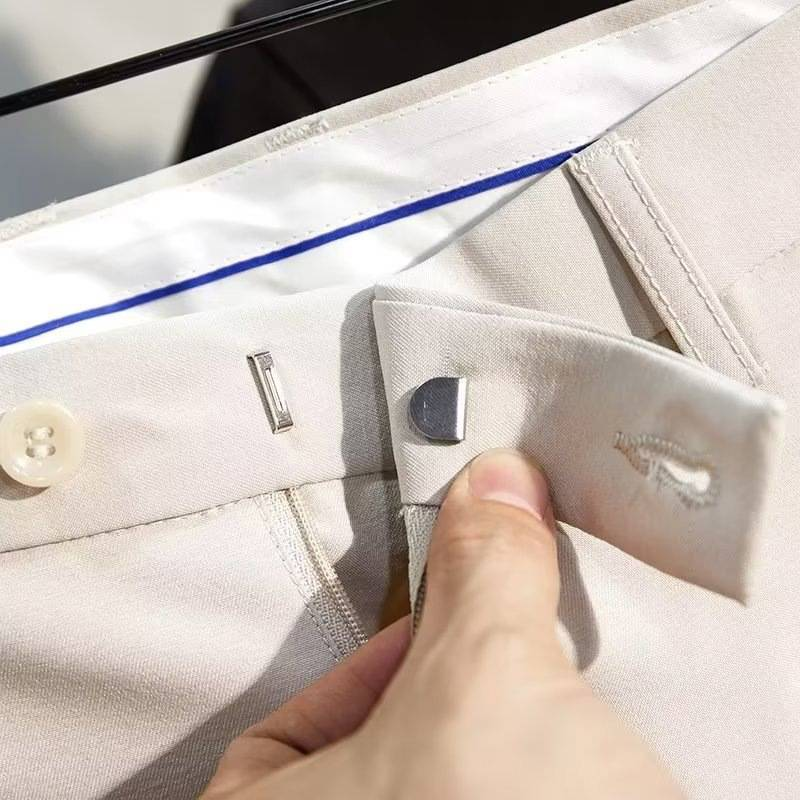 Herrenbekleidung Herren Stretch Slim-Fit Chinos - Leichte 9/4-Hose (All-Season Essential)_voghion.com