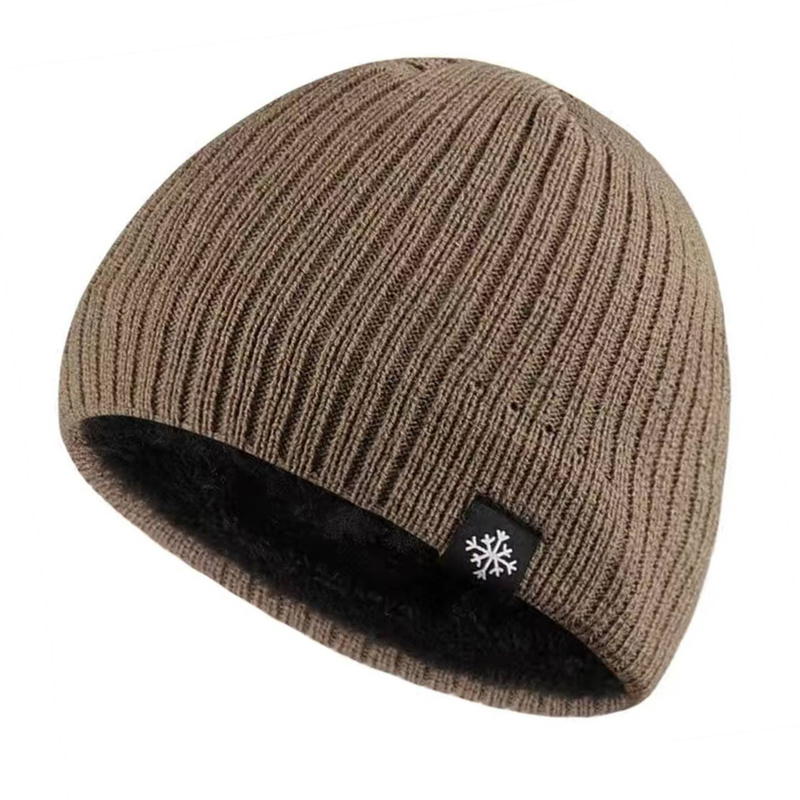 Men's Hats Men's Autumn And Winter Hats Plus Velvet Knitted Hats Thick Wool Hats Outdoor Ski Hats Pullover Earmuffs_voghion.com