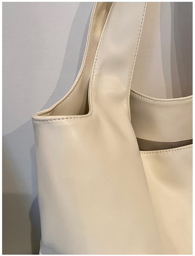 High-end large bag for women fashion texture shoulder bag large capacity tote bag popular commuter bag_voghion.com