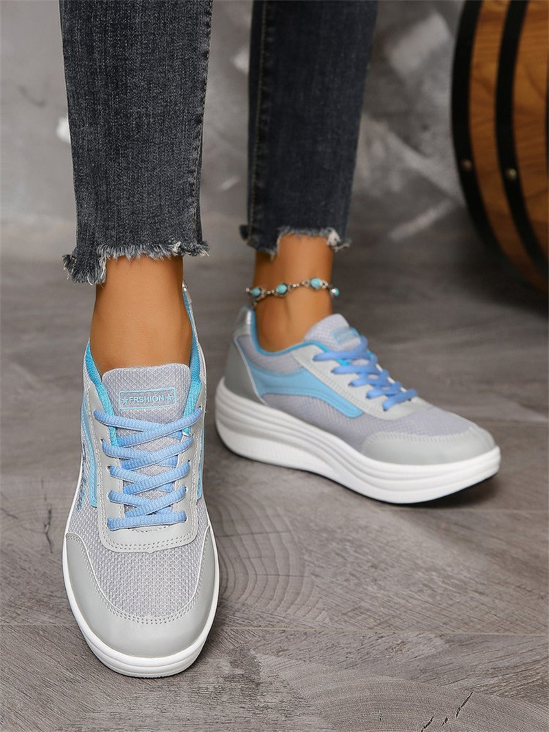 Chaussures transfrontalières pour femmes, commerce extérieur, printemps 2024, chaussures de sport à semelles épaisses, chaussures à bascule, chaussures de fitness, chaussures à plateforme_voghion.com