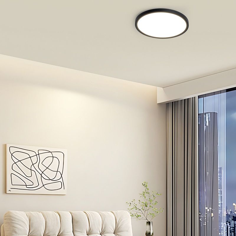 Glitzerlife LED Deckenlampe Deckenleuchte Modern - 3000K Badezimmerlampe Decke 18W Flurlampe Rund Ø22CM Badlampe Für Wohnzimmer Schlafzimmer Küche_voghion.com