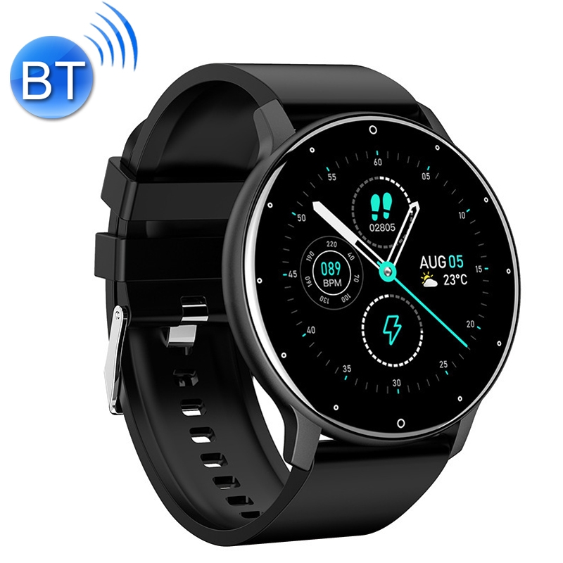 ZL02 Intelligente Herzfrequenz-Blutdruck-Sauerstoffüberwachung Sport-Schrittzähler Drahtlose Bluetooth-Uhr (schwarz)_voghion.com
