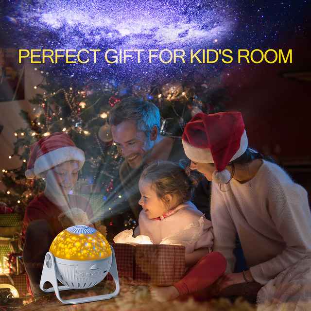 LED Star Projector Night Light 6 In 1 Planetarium Projectionr Galaxy Starry Sky Projector Lamp USB Rotating Night Lights 우주 무드등_voghion.com
