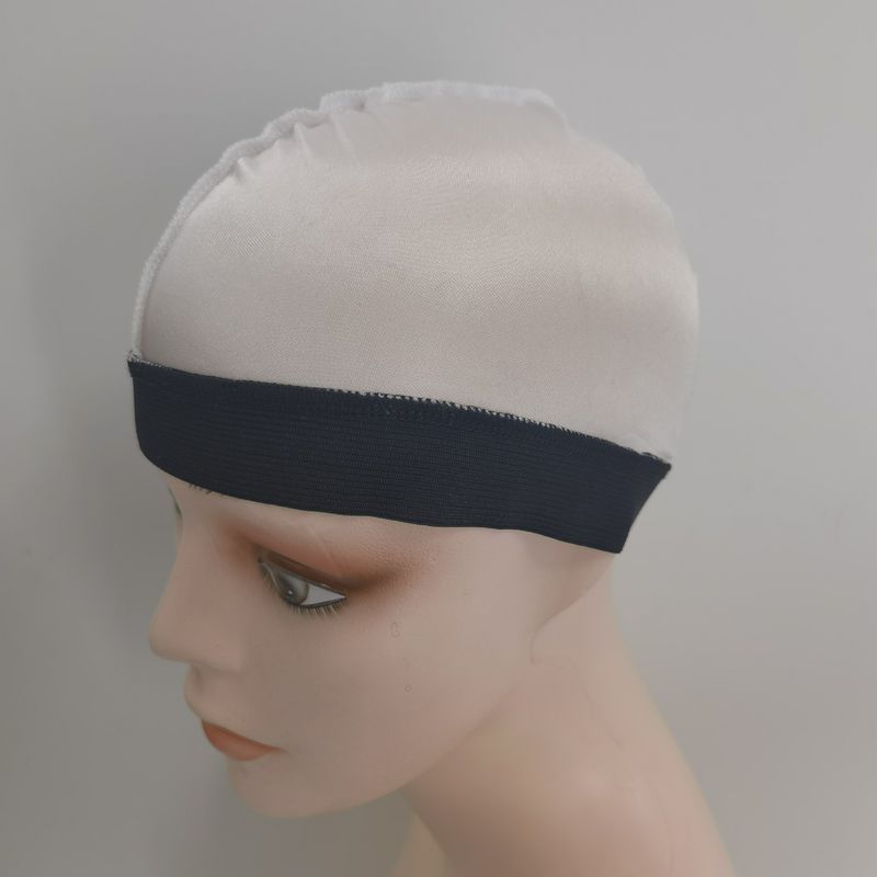 Unisex glatt silke bølgehette for menn Silkemyk Durag elastisk myk pustende silke har god komprimerbarhet_voghion.com