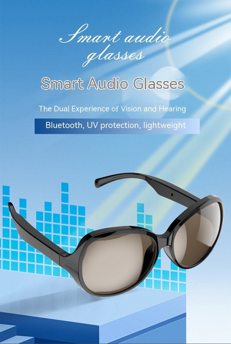 Nove pametne naočale F07 s tehnologijom Touch The Black, slušanjem glazbe i Bluetooth audio naočalama_voghion.com