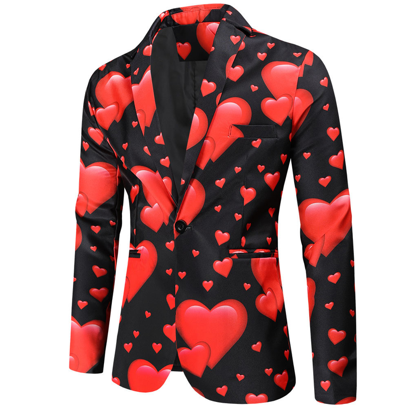 Herrenbekleidung, Valentinstag, lässig, 3D-gedruckt, Anzug, Weste, Anzug, 3-teiliges Set_voghion.com