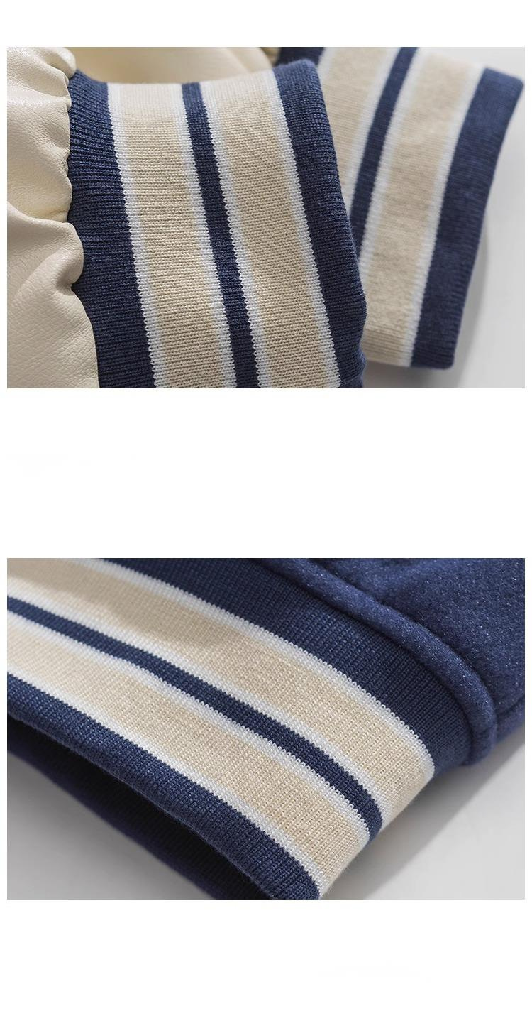 American Trendy Casual Baseball Jacket for Boys in Spring and Autumn Season, Men's Couple Jacket, Men's Versatile Top_voghion.com