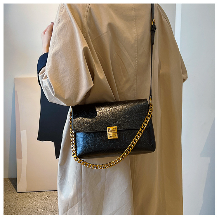 Meidela Antique Underarm Bag 2023 New Trendy Retro Advanced Crossbody Small Chain Bag_voghion.com