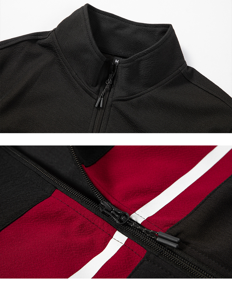 Maglione casual sportivo da uomo classico alla moda, primavera e autunno, con cerniera, nuovo colore, taglie grandi, ampio set_voghion.com