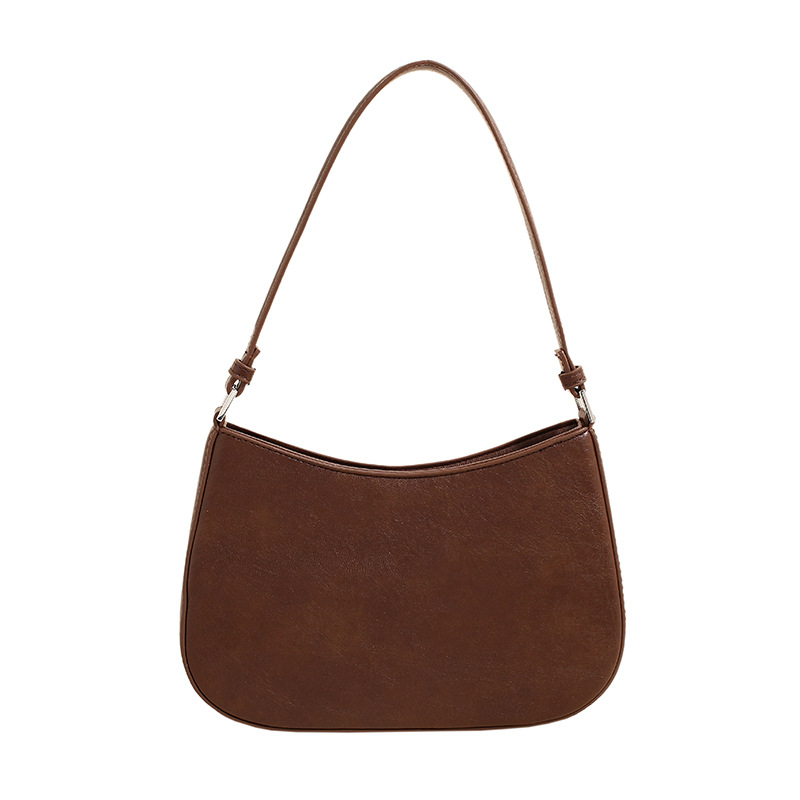 Borsa piccola da donna invernale nuova moda semplice borsa a tracolla versatile tracolla a catena ascella piccola borsa quadrata_voghion.com