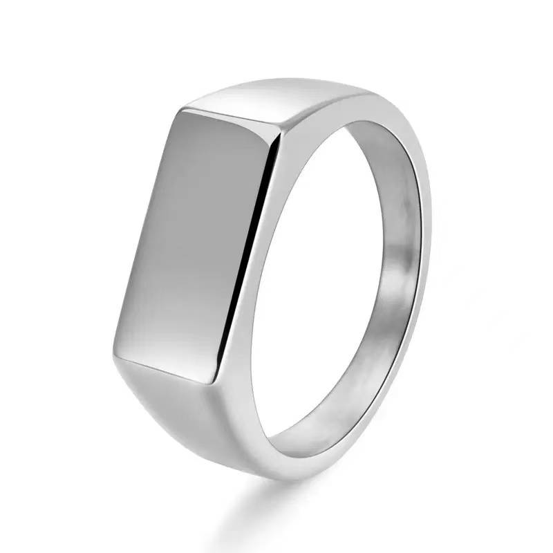 Fashion Men's Natural Onyx Ring Exquisite Gemstone Engagement Rings_voghion.com