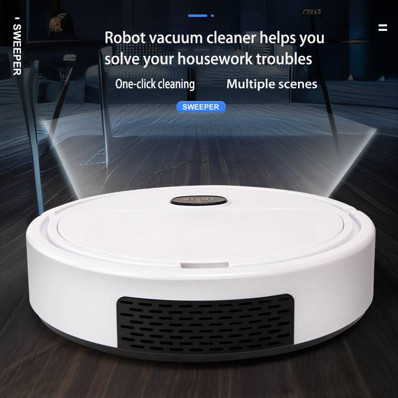 Bien que ce robot balayeur n'ait pas de fonctions intelligentes, il est aussi propre que l'aspirateur et le nettoyage, et il peut facilement faire face à la poussière et aux débris quotidiens_voghion.com