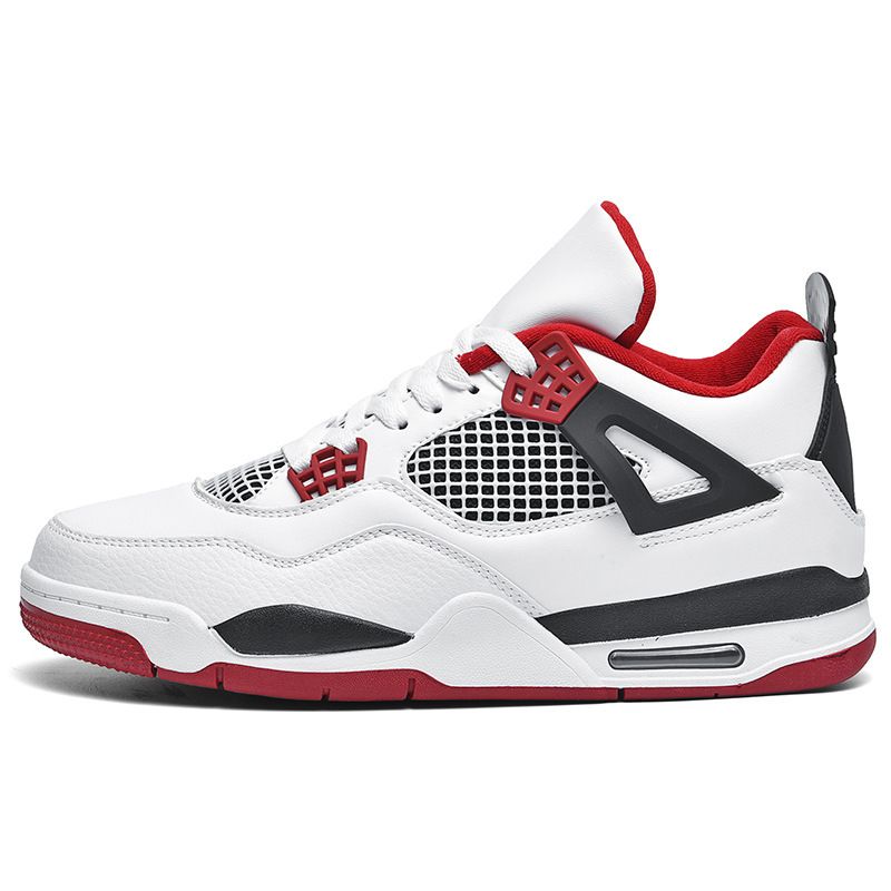 Zapatillas de baloncesto de moda para jóvenes y hombres, de caña media-alta, con cordones, transpirables, antideslizantes y resistentes al desgaste, tallas 39-46_voghion.com