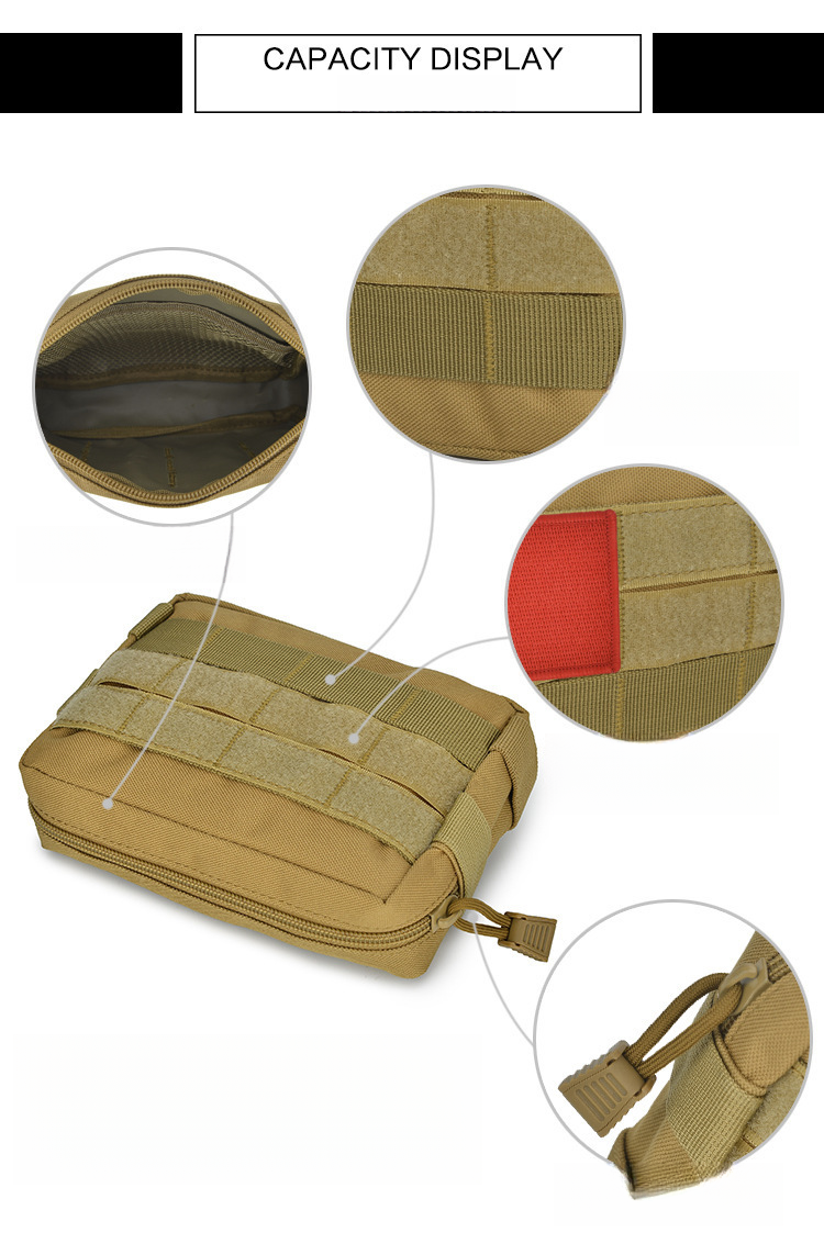 600D tactical EDC toolkit outdoor sports accessory multifunctional camouflage waist mobile phone storage bag_voghion.com