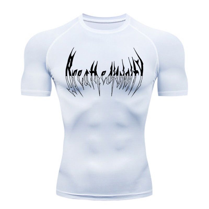 Compressed Long Sleeved Shir, Black -shir, Men's Muscle Quick Drying, Finess Clohing, Sun Proecion, And Spors_voghion.com
