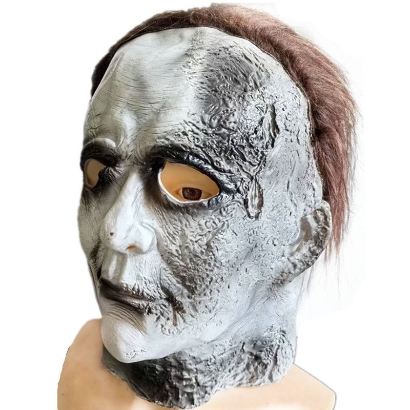 Halloween Horror Michael Myers Moonlight COS Costume Performance Prop Mask_voghion.com