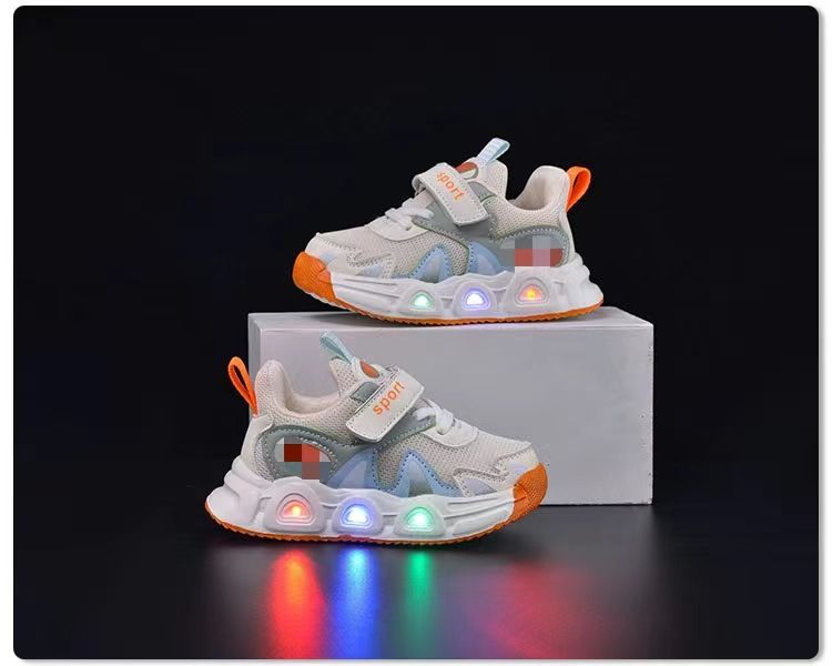 Frühling Herbst Neue Mädchen Net Herren Schatz Leichte Schuhe, Feste Weiche Sohle, Mittlere und Kleine Kinder Klett Casual_voghion.com